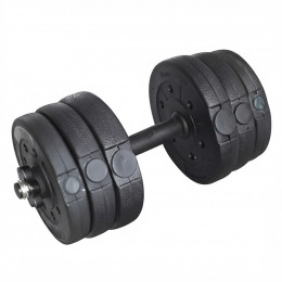Набор 2 гантели по 12,5кг разборные(цемент/пластик), общий вес 25кг
