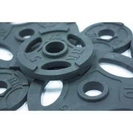 Штанга тренировочная 51 мм 120 кг С металлическими дисками